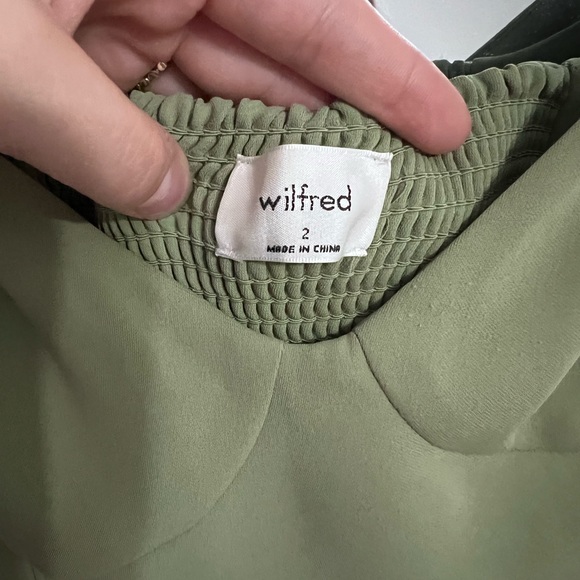 Aritzia Novella Dress Sage Frost - Picture 7 of 9